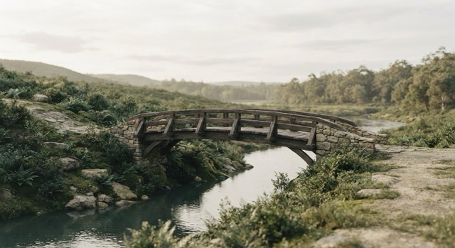 vertrauen. brücke
